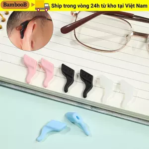 BAMBOOB 1 cặp Giá đỡ chống trượt Silicone Grip Temple Tip Holder Kính mắt Phụ kiện kính mắt