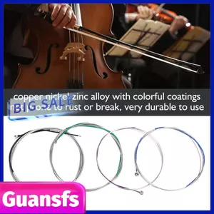 Guansfs Bộ dây đàn Cello guansfs Thay thế lõi thép dây A-1st D-2nd G-3rd C-4th Thích hợp cho 3/4 4/4