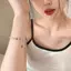 PNPIA- Vòng Tay Zircon Bạc Cho Nữ Thời Trang Ngọt Ngào Bé Gái Lấp Lánh Vòng Tay Quyến Rũ Tinh Tế Dây Xích Vòng Tay Trang Sức Quà Tặng