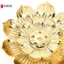 Giá đỡ nhang vàng Phật giáo Dòng hoa sen Tấm đế chùa VN