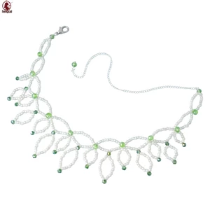 Mũ lưỡi trai giả màu xanh lá cây đính cườm cho nữ Hanfu Phụ kiện tóc truyền thống có thể điều chỉnh Chụp ảnh sân khấu thanh lịch