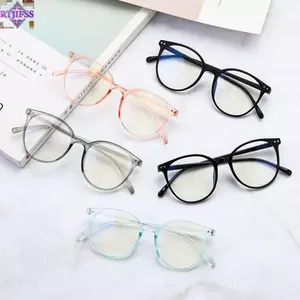Kính máy tính văn phòng RTJIFSS Kính tròn cỡ lớn nhẹ Kính chống ánh sáng xanh