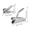 JUNYUE88US Nut Sheller, Dụng cụ mở đai ốc cầm tay bằng thép không gỉ, Hạt dưa hấu Dễ dàng mang theo Dụng cụ bóc vỏ Kìm gọt vỏ Kìm hạt thông Sử dụng tại nhà