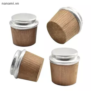 2 Cái Nút Chặn Nhiệt Gỗ Kín An Toàn Bền Vacum Bình Nút Chai Nắp Nắp Chai Nút Chai Nút Chai Thay Thế ​Dụng cụ phụ kiện ấm đun nước [VN]