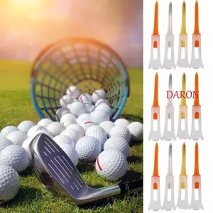 DARON 10 Cái / lốc Golf Tee, Đệm Cao Su 83MM Câu Lạc Bộ Golf Tee, Phụ Kiện Golf Chịu Lực Thấp Nhiều Màu Giá Đỡ Bóng Dụng Cụ Tập Golf Thể Thao Ngoài Trời