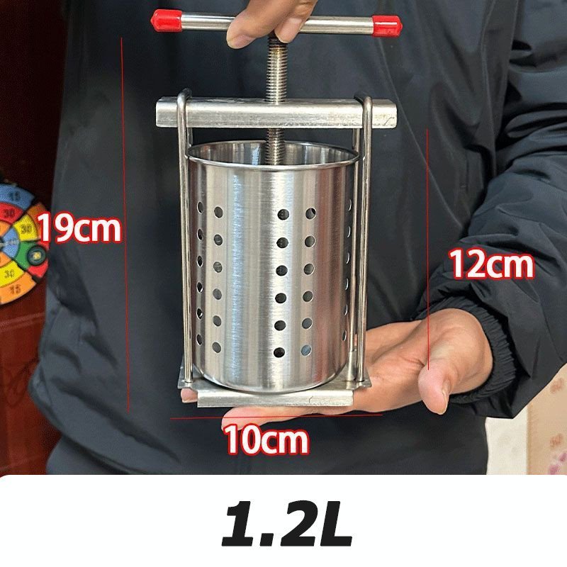 Dụng Cụ Vắt Ráo Nước Đa Năng Inox 430 Ép Rau Củ Quả Ép Chanh Kèm 2 Lưới Lọc Cho Bếp