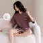 Quần Short Nữ Tay Ngắn Bộ Pyjama Có Miếng Lót Ngực Cho Phong Cách Cao Cấp Thoải Mái Trong Nhà Hàng Ngày Nhà Thường Ngày Mùa Hè Giải Trí Dịp