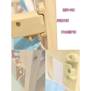 Phụ Kiện Cũi Hộ Gia Đình Không Đục Lỗ Lò Xo Khóa Tự Động Trẻ Em Đầu Nối Giường Nhựa Xoay Khóa Hộ Lanh Khóa VGFP