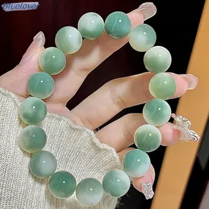 Bluelover Tự Nhiên Bồ Đề Rễ Vòng Tay Với Hạt Tròn Hạt Kích Thích Hạt Vòng Tay Mới