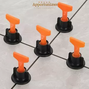 IAPPORTUNIA 126 Cái / 151 Chiếc Miếng Đệm Ngói Kẹp, Hệ Thống San Bằng Sàn San Bằng Kẹp Khoảng Cách Sàn, Dụng Cụ Ngói Nêm Có Thể Tái Sử Dụng