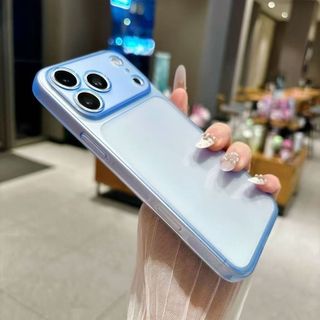 Chống trượt cạnh TPU sương mù trong suốt thích hợp cho vỏ điện thoại iPhone 17 Promax iPhone 16 / 15 / 14 / 13 / 12 / 11 Vỏ mềm mờ