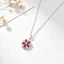 Vòng Cổ Nữ Phong Cách Mới Nhật Bản Hàn Quốc Bông Tuyết Zircon Cánh Hoa Niche Thiết Kế Mặt Dây Chuyền Sang Trọng Nhiều Màu Tùy Chọn Vòng Cổ
