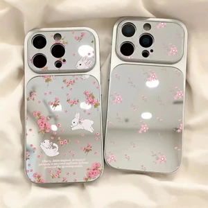 Tranh Sơn Dầu Hoa Họa Tiết Ốp Lưng Điện Thoại Redmi Note 10 11 11S 11T 12 12S 13 14 15 Pro Plus Mạ Trang Điểm Gương