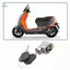 Khóa hộp pin ô tô điện Lắp đặt dễ dàng Khóa xi lanh pin cho xe máy Xe điện thay thế xe tay ga