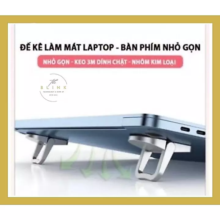 Giá Đỡ Laptop, Đế Tản Nhiệt Laptop, tứ 10-18inch ,Đế Kê Laptop Mini Bộ 1 Cặp Cho Các Dòng Laptop,Đế Kê Bàn Phím