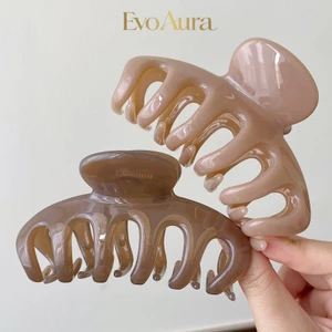 Kẹp Móng Vuốt Lớn Cho Tóc Dày Hàn Quốc Chống Trơn Trượt Tóc Cá Mập Bắt Barrette Thanh Lịch Hàm Kẹp Mũ Nón