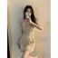 Đầm hông đeo sequin cao cấp mùa hè 2026 Sweet Slim-fit Pure Desire Váy dài vừa vặn Tiệc dự tiệc nhẹ nhàng sang trọng