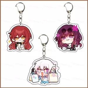 SQ11 Honkai: Star Rail Acrylic Móc Khóa Anime Pom-Pom DanHeng Mặt Dây Chuyền Bền Cho Ba Lô Túi & Chìa Khóa