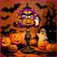 Halloween Đèn Ngủ Ma Bí Ngô Nhựa LED Trang Trí Phòng Ngủ Đèn Để Bàn Cho Gia Đình Đầu Giường Phòng Ngủ shopidaevn