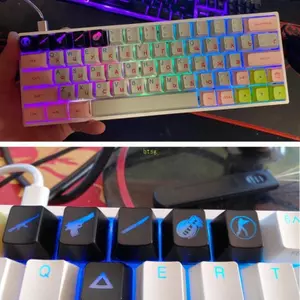 Btsg Đèn Nền Keycays 5 Phím OEM R4 Profile Keycap Thay Thế Một Phần Cho Cherry MX