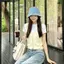 Áo Vest dệt kim nữ ngọt ngào Hàn Quốc khâu ren ngắn xếp lớp phù hợp