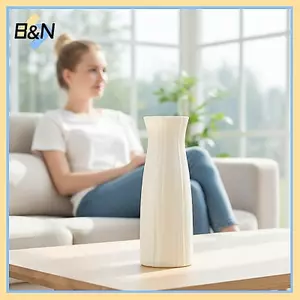 Bình Nhựa B & N Với Chậu Hoa Nhựa Hình Học Tối Giản Phòng Khách Trang Trí Sắp Xếp Hoa Nhỏ Và Tươi.