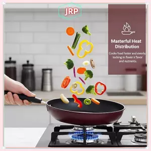 JRP Iron Non-sti Chảo Chiên Đa Năng Dễ Làm Sạch Skillet Bền Đẹp Cho Gia Đình Nấu Ăn Nhà Bếp JRP