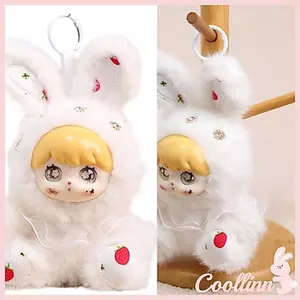 COO Sweet Rabbit Hình Móc Chìa Khóa Thân Thiện Với Người Dùng Nhựa Xây Dựng Móc Khóa Mặt Dây Chuyền Thích Hợp Để Sử Dụng Hàng Ngày Và Tặng