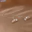 Bluelover Xu Hướng Dây Dài sel Dây Xích Leo Ngôi Sao Hạt Mặt Dây Thả Bông Tai Nữ Thẳng Treo Tai Trang Sức Quà Tặng Mới