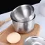 Bát Cơm Inox Có Nắp Bát Canh Hấp Cơm Chống bỏng Trẻ Em Bát Nhỏ Ẩm Thực Hàn Quốc Dụng Cụ Nhà Bếp VN