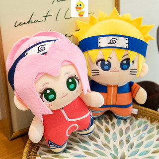 PLUS✨Chất lượng cao✨Búp bê hoạt hình Naruto Sasuke Haruno Sakura, đồ chơi sang trọng nhẹ nhàng cho trẻ em, tặng bạn gái, trẻ em, Giáng Sinh