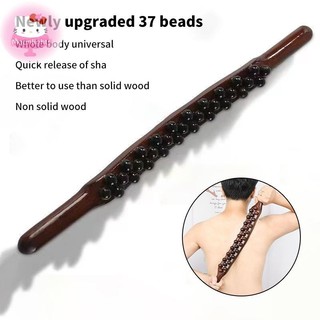 Moonlights 37 Hạt Massage Lưng Đa Năng Tendons Cạo Điểm Điều Trị Gua Sha Thư Giãn Dụng Cụ Massage Bụng (Nhựa) EN
