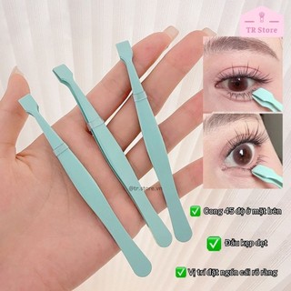 Nhíp Gắn Mi Dưới Chuyên Nghiệp BQI - Đầu Ngang, Giúp Nối Mi Dễ Dàng