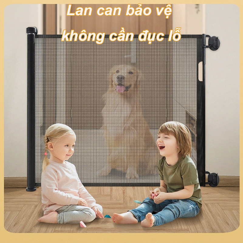 Cổng An Toàn Cầu Thang Cho Trẻ Em Có Thể Thu Vào Cho Hàng Rào Cửa Em Bé Cửa Trẻ Em，Không đục lỗ