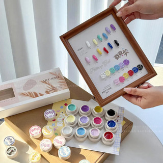 Baoshiman Poke Nail Gel Độ bão hòa cao Sơn lỗ ren họa tiết sóng quang trị liệu keo nghệ thuật làm móng tay cho tiệm làm móng tay