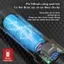 Đèn pin LED có thể sạc lại đèn pin có thể phóng to di động màn hình hiển-TOOLIX