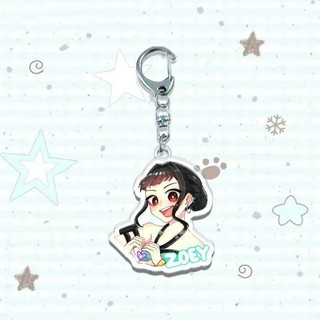 8pcs set Kpop Huntrix Keychain Demon Hunters Boys pendant Girl Group Acrylic keychain