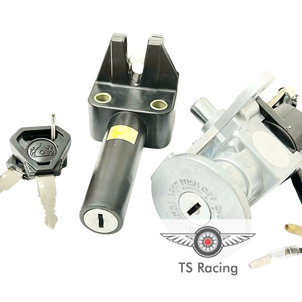 Bộ ổ khoá trước sau taurus 2 dây vương niệm (Xe Nhật)
