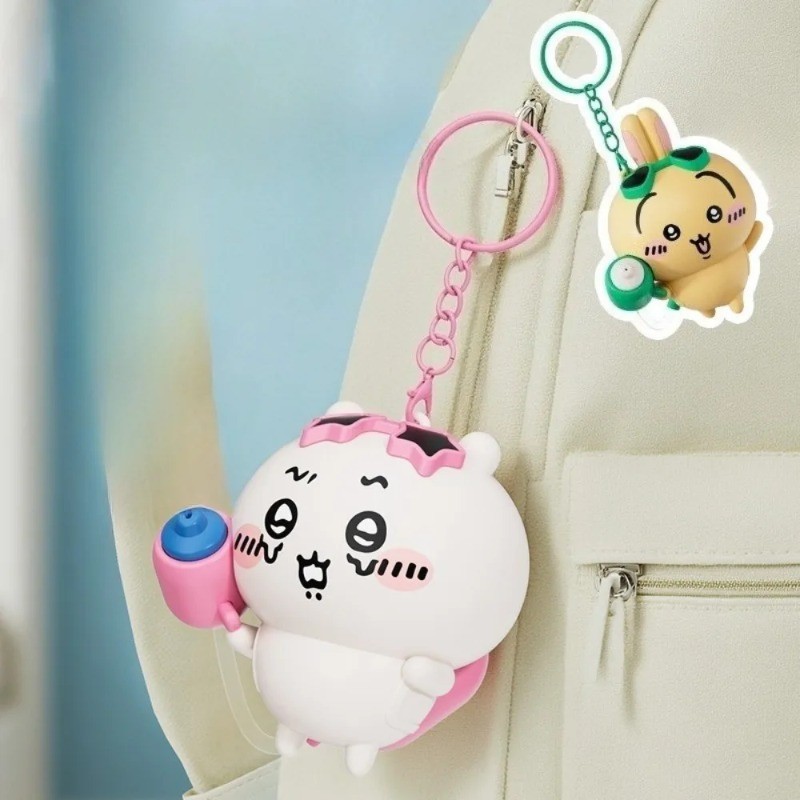 Chiikawa Anime Súng Nước Móc Khóa Hoạt Hình Dễ Thương Bắn Ra Móc Khóa Bãi Biển Mùa Hè PVC Đồ Chơi Quà Tặng Cho Trẻ Em Và Người Lớn Sưu Tập Phụ Kiện