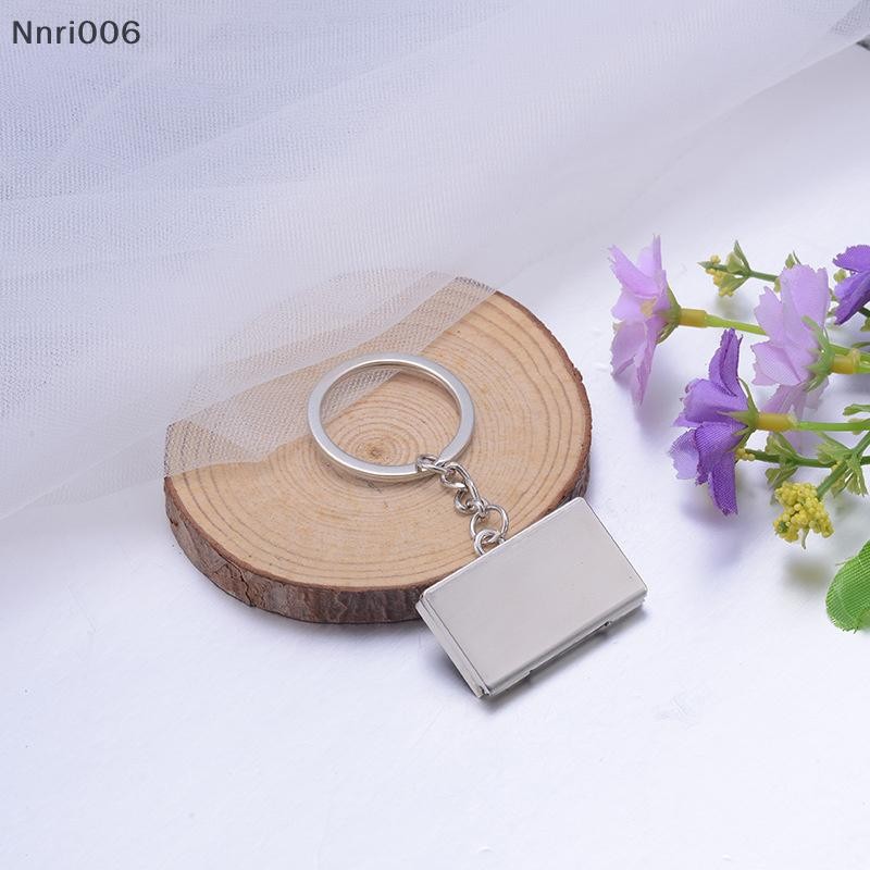 [Nnri006] Móc khóa túi đựng máy tính xách tay mô phỏng kim loại sáng tạo [Vn]