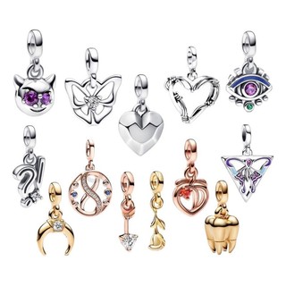 Mặt Dây Chuyền Charm Beads S925 Mạ Bạc - Trang Sức DIY