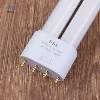 ELBBKG Ống Huỳnh Quang 18W 24W 36W Đèn Tiết Kiệm Năng Lượng CFL 4 Chân Ống Đôi Bóng Đèn Tiết Kiệm Năng Lượng H Ống Trắng Mới