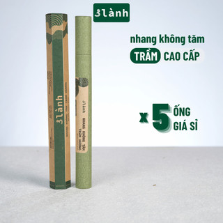 Nhang Không Tăm Trầm Hương Cao Cấp 3 Lành Giá Sỉ Từ 5 Ống Tự Nhiên 100% 12-15 Năm Thờ Cúng Thư Giãn