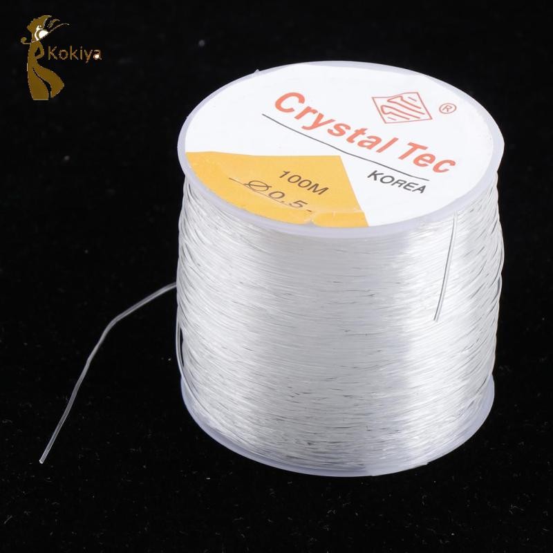 / Cuộn 0,5mm / 0,7mm / 1,2mm Dây vòng tay đàn hồi Dây co giãn 0,7mm