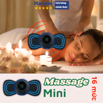 Miếng Dán Massage Xung Điện, Máy Masage Xung Điện Thông Minh, Massage Chân, Cổ, Vai Gáy, Mát Mát Xa Mini Xung Điện