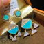 Bông tai dài thanh lịch thời trang Hàn Quốc Zircon nhẹ sang trọng bán buôn
