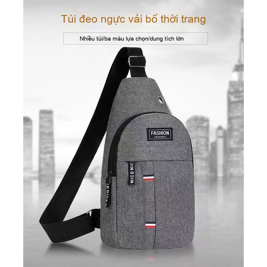 Túi ngực mới, túi nam, túi đeo vai, túi đeo chéo, túi thường ngày