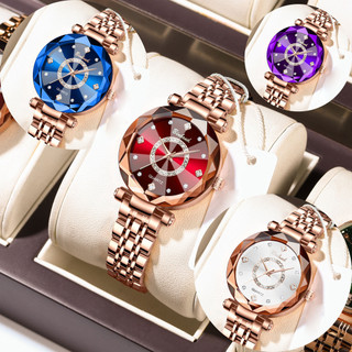Đồng Hồ Nữ Thời Trang Dây Titan Không Gỉ, Thiết Kế Phối Màu Kiêu Sa, Đẳng Cấp Quý Cô - Mã DH34
