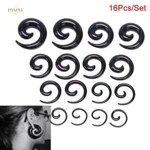 PNPIA- 16 Cái / bộ Xoắn Ốc Côn Thịt Đường Hầm Cáng Tai Mở Rộng Kéo Dài Cắm Ốc