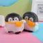 Ví Mini sang trọng hình chim cánh cụt dễ thương HNKMP Ví đựng tiền xu sang trọng năng lượng tích cực mềm mại.